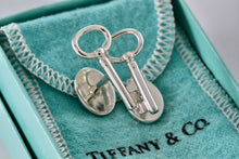 Load image into Gallery viewer, Tiffany &amp; Co. Silver Oval Key Men&#39;s Cufflinks
