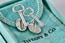 Load image into Gallery viewer, Tiffany &amp; Co. Silver Oval Key Men&#39;s Cufflinks
