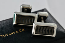 Load image into Gallery viewer, Tiffany &amp; Co. Paloma Picasso Stainless Steel Titanium Caliper Cufflinks
