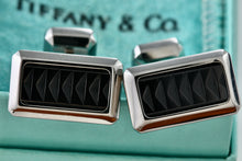Load image into Gallery viewer, Tiffany &amp; Co. Paloma Picasso Stainless Steel Titanium Caliper Cufflinks
