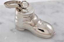 Load image into Gallery viewer, Tiffany &amp; Co. Silver Boot Baby Rattle Pendant
