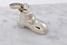 Load image into Gallery viewer, Tiffany &amp; Co. Silver Boot Baby Rattle Pendant
