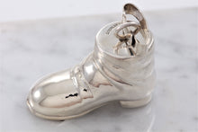 Load image into Gallery viewer, Tiffany &amp; Co. Silver Boot Baby Rattle Pendant
