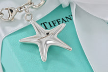 Load image into Gallery viewer, Tiffany &amp; Co. Silver Turquoise Bead Starfish Charm 7.5&quot; Bracelet
