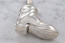 Load image into Gallery viewer, Tiffany &amp; Co. Silver Boot Baby Rattle Pendant
