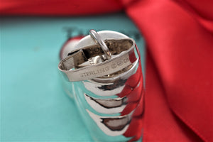 Tiffany & Co. Silver Boot Baby Rattle Pendant