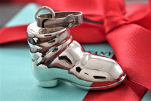 Load image into Gallery viewer, Tiffany &amp; Co. Silver Boot Baby Rattle Pendant
