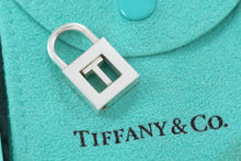 Load image into Gallery viewer, Tiffany &amp; Co. Silver Letter &quot;T&quot; Padlock Pendant
