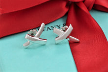 Load image into Gallery viewer, Tiffany &amp; Co. Paloma Picasso Silver &#39;&#39;X&#39;&#39; Stud Earrings
