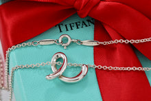 Load image into Gallery viewer, Tiffany &amp; Co. Elsa Peretti Silver Alphabet XL Letter &quot;E&quot; Pendant Necklace
