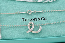 Load image into Gallery viewer, Tiffany &amp; Co. Elsa Peretti Silver Alphabet XL Letter &quot;E&quot; Pendant Necklace
