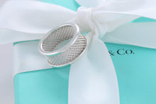 Load image into Gallery viewer, Tiffany &amp; Co. Silver Mesh Bar Ring
