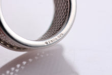 Load image into Gallery viewer, Tiffany &amp; Co. Silver Mesh Bar Ring
