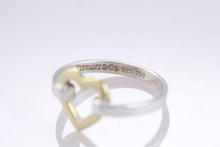 Load image into Gallery viewer, Tiffany &amp; Co. 18K Gold &amp; Silver Heart Ring
