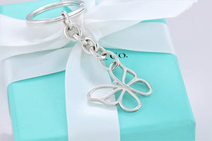 Tiffany & Co. Silver Nature Butterfly Keychain