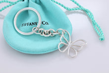 Load image into Gallery viewer, Tiffany &amp; Co. Silver Nature Butterfly Keychain
