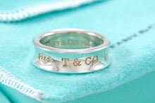 Load image into Gallery viewer, Tiffany &amp; Co. 1837 Silver Wide Band Ring
