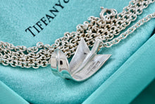 Load image into Gallery viewer, Tiffany &amp; Co. Angela Cummins Silver Large Bent Arrow Pendant Necklace
