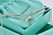 Load image into Gallery viewer, Tiffany &amp; Co. Angela Cummins Silver Large Bent Arrow Pendant Necklace
