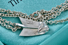 Load image into Gallery viewer, Tiffany &amp; Co. Angela Cummins Silver Large Bent Arrow Pendant Necklace
