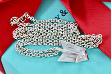 Load image into Gallery viewer, Tiffany &amp; Co. Angela Cummins Silver Large Bent Arrow Pendant Necklace
