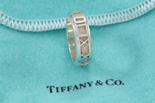 Load image into Gallery viewer, Tiffany &amp; Co. Atlas Silver Roman Numeral Original Band Ring
