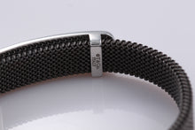 Load image into Gallery viewer, Tiffany &amp; Co. 1837 Stainless Steel Titanium Mesh Stretch Bracelet
