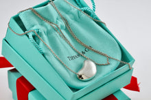 Load image into Gallery viewer, Tiffany &amp; Co. Elsa Peretti Silver Huge 26mm Bean Necklace 30” Necklace
