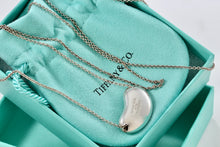 Load image into Gallery viewer, Tiffany &amp; Co. Elsa Peretti Silver Huge 26mm Bean Necklace 30” Necklace
