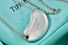 Load image into Gallery viewer, Tiffany &amp; Co. Elsa Peretti Silver Huge 26mm Bean Necklace 30” Necklace
