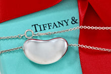 Load image into Gallery viewer, Tiffany &amp; Co. Elsa Peretti Silver Huge 26mm Bean Necklace 30” Necklace
