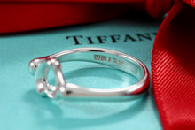 Load image into Gallery viewer, Tiffany &amp; Co. Elsa Peretti Silver Mini Open Heart Ring
