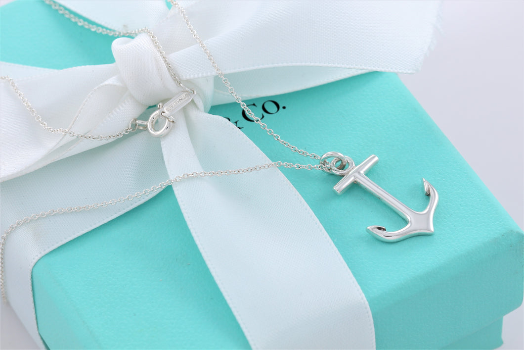 Tiffany & Co. Silver Sea Anchor Pendant 16