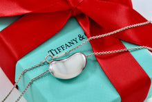 Load image into Gallery viewer, Tiffany &amp; Co. Elsa Peretti Silver Huge 26mm Bean Necklace 30” Necklace
