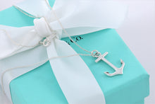 Load image into Gallery viewer, Tiffany &amp; Co. Silver Sea Anchor Pendant 16&quot; Necklace
