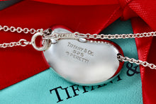 Load image into Gallery viewer, Tiffany &amp; Co. Elsa Peretti Silver Huge 26mm Bean Necklace 30” Necklace
