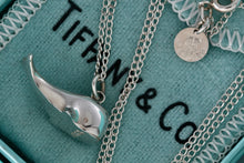 Load image into Gallery viewer, Tiffany &amp; Co. Nature Silver Vintage Whale Pendant 18&quot; Necklace
