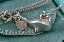 Load image into Gallery viewer, Tiffany &amp; Co. Nature Silver Vintage Whale Pendant 18&quot; Necklace
