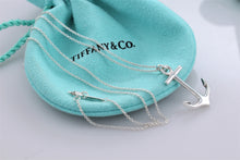 Load image into Gallery viewer, Tiffany &amp; Co. Silver Sea Anchor Pendant 16&quot; Necklace
