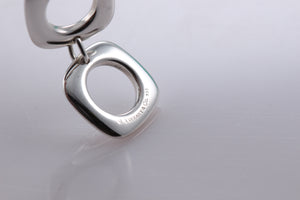 Tiffany & Co. Silver Triple Cushion Drop Necklace
