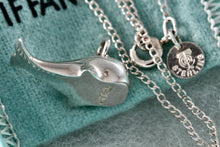 Load image into Gallery viewer, Tiffany &amp; Co. Nature Silver Vintage Whale Pendant 18&quot; Necklace
