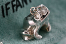 Load image into Gallery viewer, Tiffany &amp; Co. Vintage Silver Frog Charm Pendant
