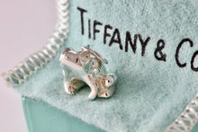 Load image into Gallery viewer, Tiffany &amp; Co. Vintage Silver Frog Charm Pendant
