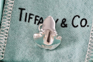 Tiffany & Co. Vintage Silver Frog Charm Pendant