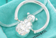 Load image into Gallery viewer, Tiffany &amp; Co. Silver Spinning Bear Baby Rattle 3&quot; Teether
