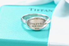 Load image into Gallery viewer, Please Return To Tiffany &amp; Co. Silver Oval Ring
