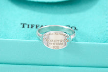 Load image into Gallery viewer, Please Return To Tiffany &amp; Co. Silver Oval Ring
