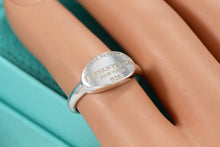 Load image into Gallery viewer, Please Return To Tiffany &amp; Co. Silver Oval Ring

