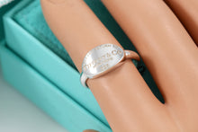Load image into Gallery viewer, Please Return To Tiffany &amp; Co. Silver Oval Ring
