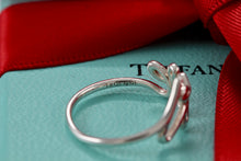 Load image into Gallery viewer, Tiffany &amp; Co. Paloma Picasso Silver LOVE Script Grafitti Ring
